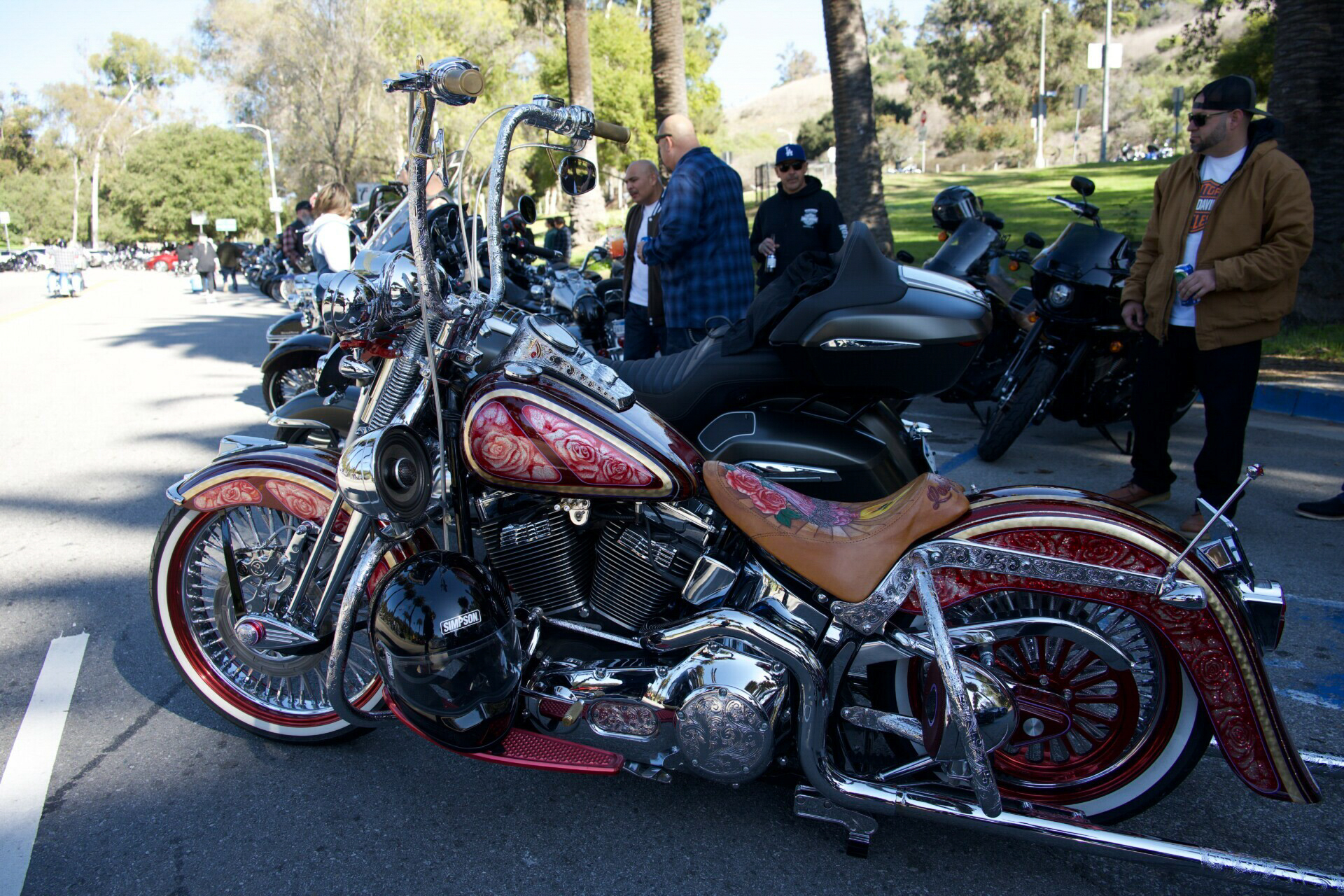 Exhibición de Motos Custom en Elysian Park, Los Ángeles