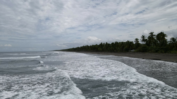 View of Palo Seco Beach in Costa Rica 